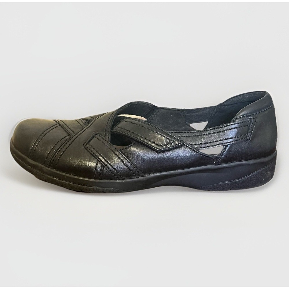 Women's Clarks Collection Ashland Spin Q Black Ultra Comfort Shoes,‎ 9 M